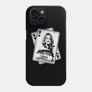 Retro Carrie Underwood Card Style Phone Case