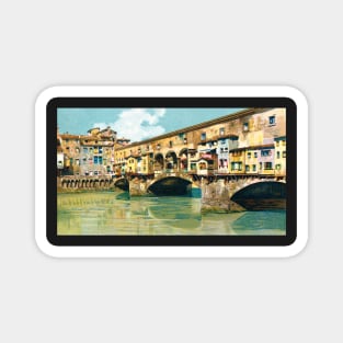 The Ponte Vecchio in Florence, Italy Magnet