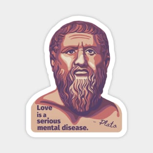 Plato Portrait and Quote Magnet