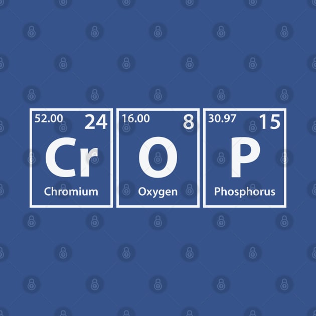 Crop (Cr-O-P) Periodic Elements Spelling by cerebrands