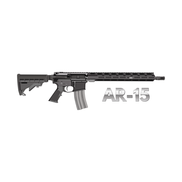 AR-15 Semi-automatic Rifle by NorseTech