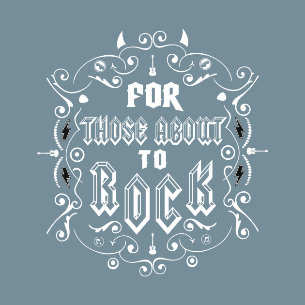 Disover For Those About To Rock - Rock Music Song - T-Shirt