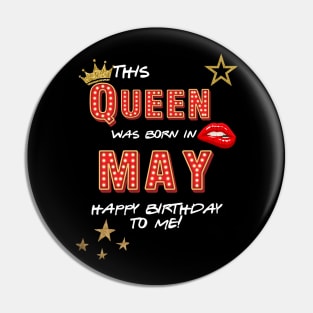 May Birthday Gift Pin