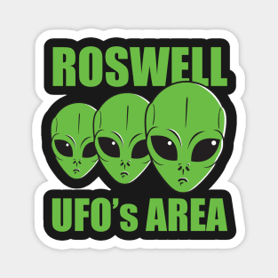 Roswell UFOs Area Magnet