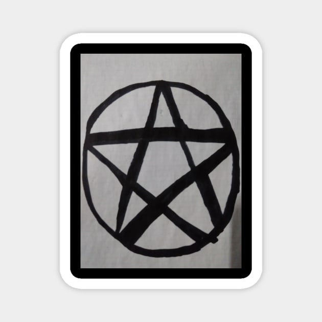 Pentagram Magnet by Wrek