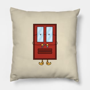 cute lock picking door Pillow