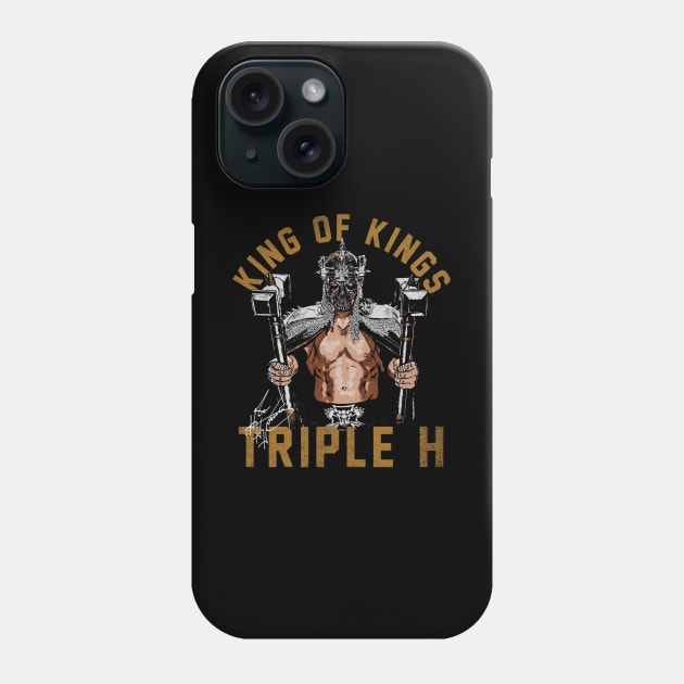 Triple H King Of Kings Phone Case by MunMun_Design