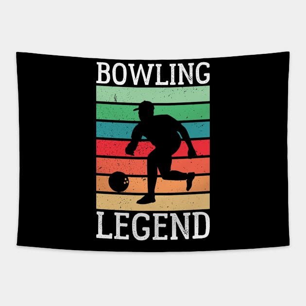 Bowling Legend Tapestry by CrissWild