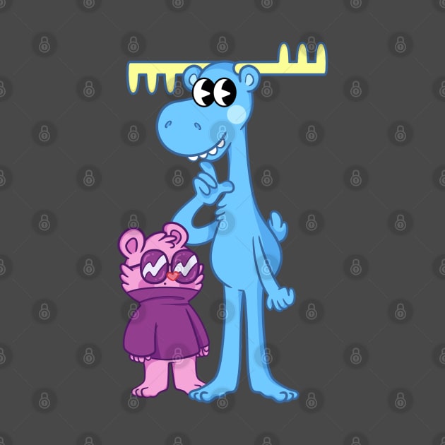 Happy Tree Friends Mole and Lumpy by Get A Klu Comics