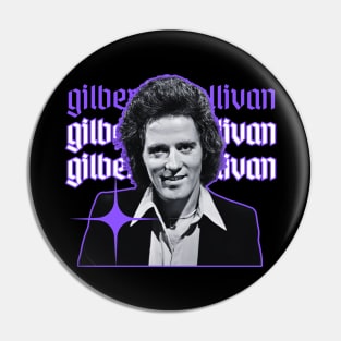 Gilbert o`sullivan x 70s retro style Pin