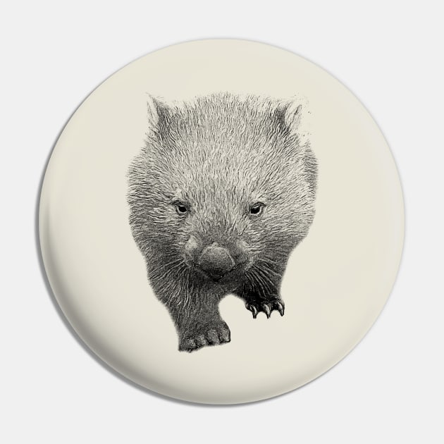 Wombat Pin by Guardi