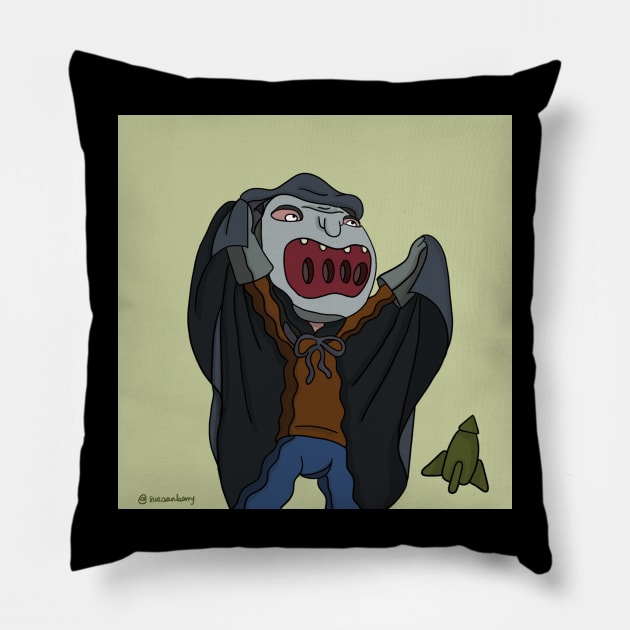 Rocket Power Pillow by Sue Cranberry