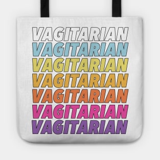 Vagitarian - Humorous LGBT Design Tote