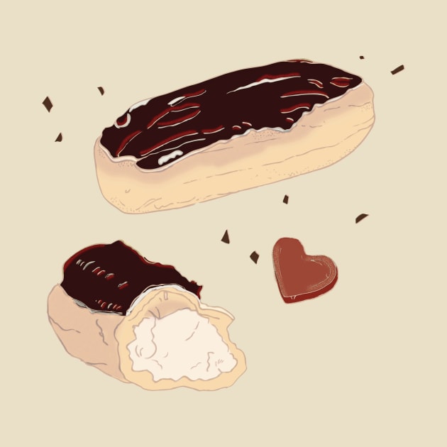 I'm Having An Eclair by minniemorrisart