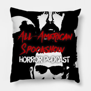 All-American Spookshow Horror Podcast Faces Pillow