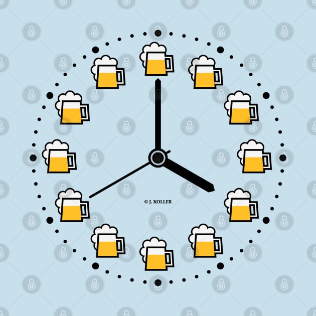 Beer Clock (Beer Time / Beer Hour / Watch) by MrFaulbaum