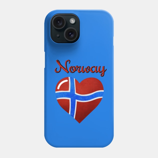 The flag of Norway, Norges flagg Phone Case by Purrfect