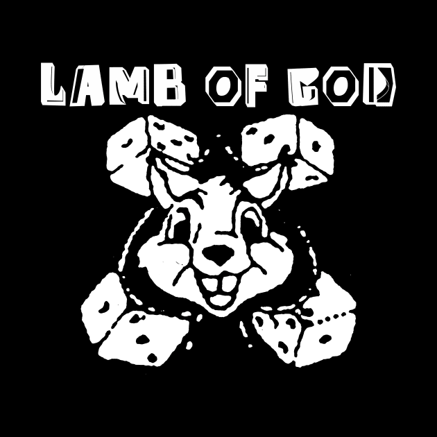 lamb of god bunny dice by doggo babushka