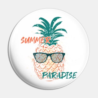 Summer Paradise Pineapple Pin