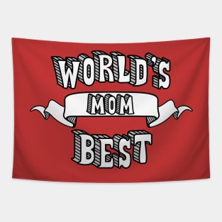 World's Best Mom Tapestry