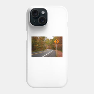 Winding Autumn Road Phone Case