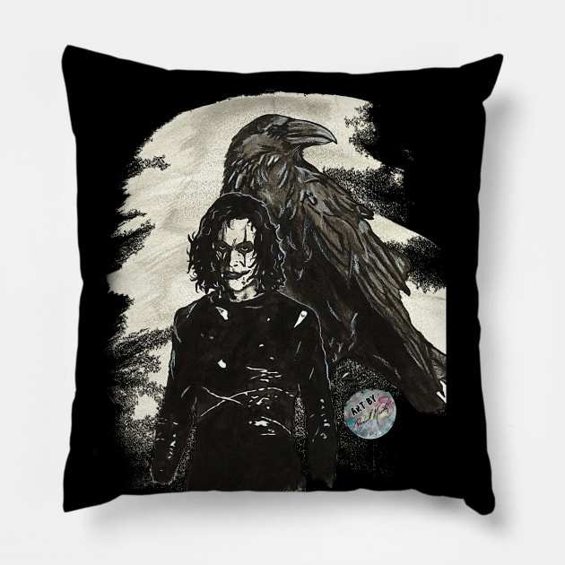 Crow Pillow by BladeAvenger