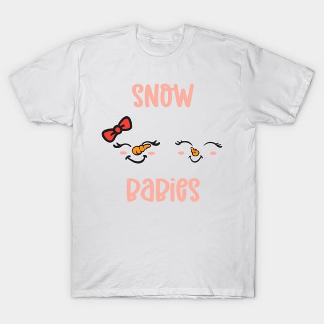 Snowman Long Sleeve T-Shirt in White - Small