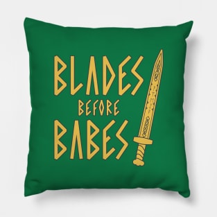 Blades B4 Babes Pillow