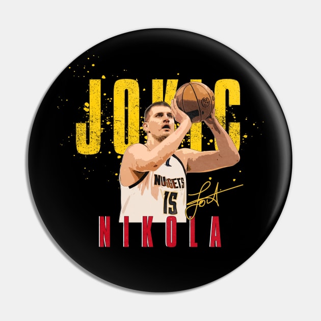 Jokic - MVP Pin by Buff Geeks Art