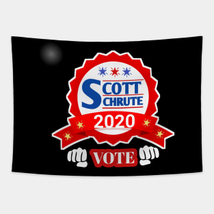 VOTE  2020 : The Office Scott Schrute 2020 Campaign Tapestry