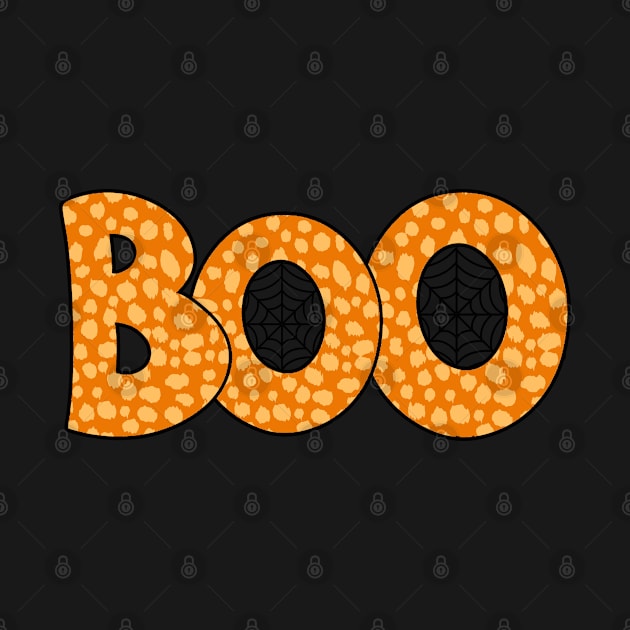 Funny Boo Halloween With Ghost And Pumpkins For hHalloween Costume by Arts-lf