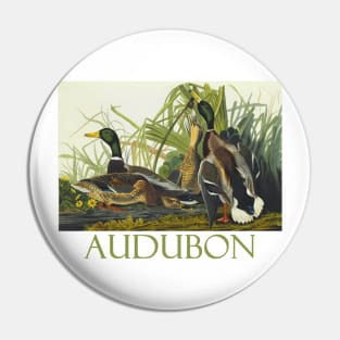 Mallard Duck by John James Audubon Pin