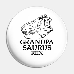 Funny Grandpasaurus: Cool Grandpa Dinosaur Gifts Pin