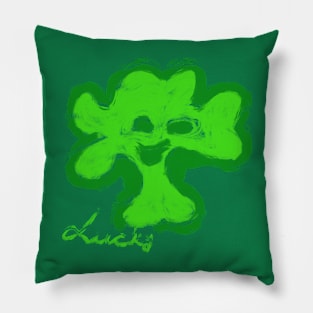 Green lucky st.Patrick’s day Pillow