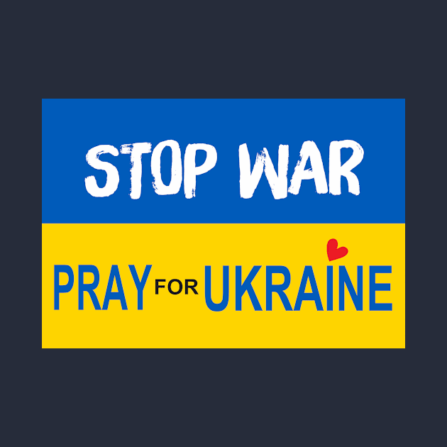 Pray For Ukraine by BeeCreativeVn