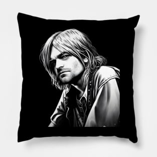 catch the fever uo as worn by kurt cobain - Kurt Cobain - Pillow