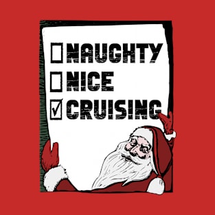 Family Christmas - Naughty Nice CRUISING, Family Christmas T-shirt, Pjama T-Shirt