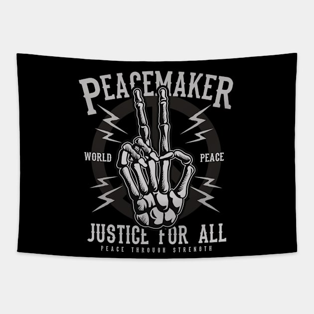 Peace Maker Tapestry by GoshaDron