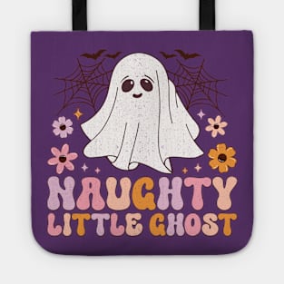 Halloween for girls little ghost Tote