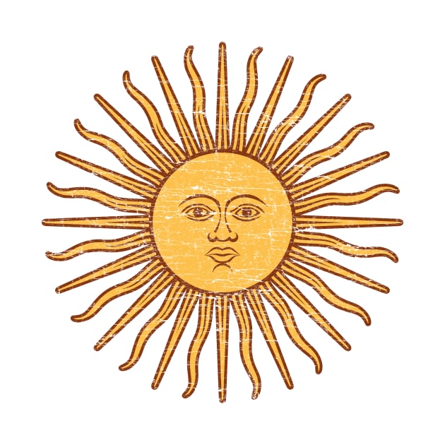 Sun of May Argentina Flag by zurcnami