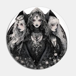 Dark Magic Witches Pin