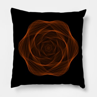 Gradient Line hexagon polygon Pillow