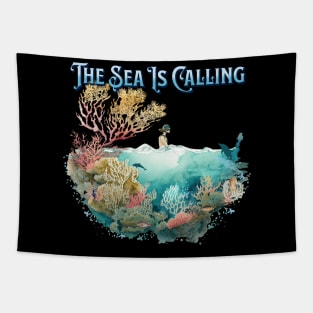 The Sea Is Calling Tapestry