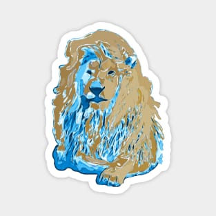 Frozen Lion Magnet