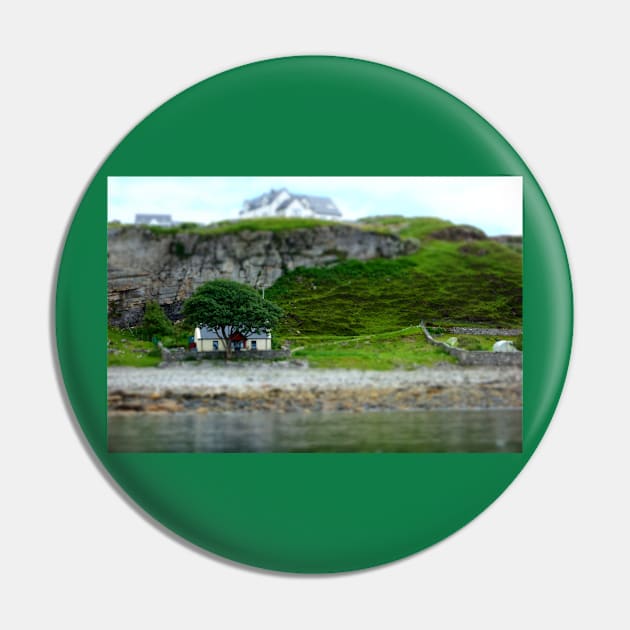 Miniature House on the Scottish Shore Pin by MJDiesl