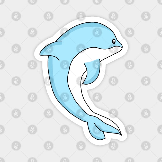 Baby-Blue Dolphin | Sticker Collection Magnet by Danielle