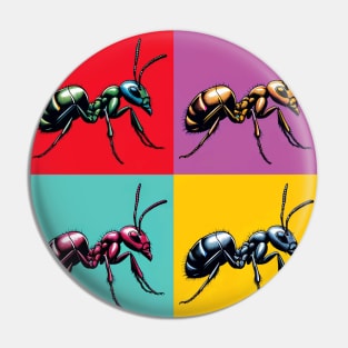 Pop Silky Ant Art - Cool Insect Pin