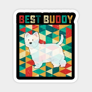 Best Buddy Westie Magnet