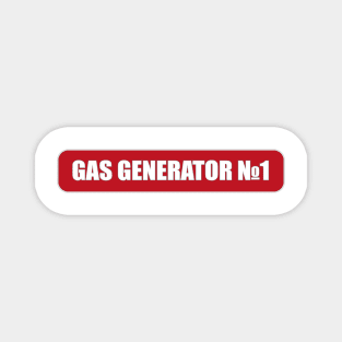 Gas generator, funny present Magnet