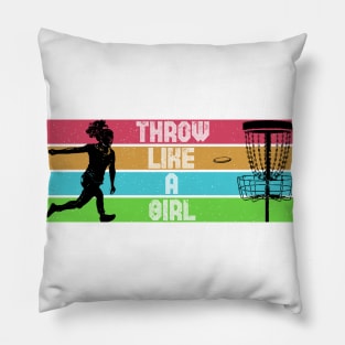 Throw Like A Girl Pillow